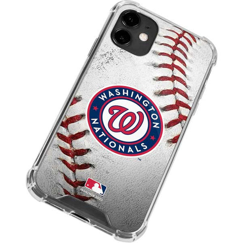 MLB Washington Nationals Game Ball iPhone 12 Mini Clear Case