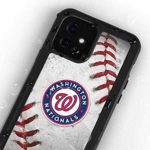 MLB Washington Nationals Game Ball iPhone 12 Mini Waterproof Case