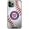 MLB Washington Nationals Game Ball iPhone 12 Pro Clear Case