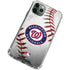 MLB Washington Nationals Game Ball iPhone 12 Pro Clear Case