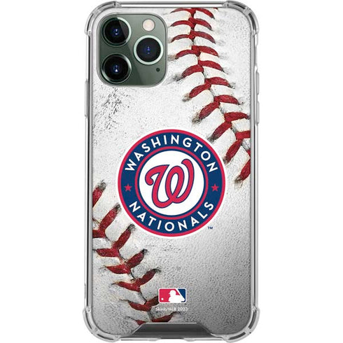 MLB Washington Nationals Game Ball iPhone 12 Pro Max Clear Case