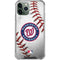 MLB Washington Nationals Game Ball iPhone 12 Pro Max Clear Case