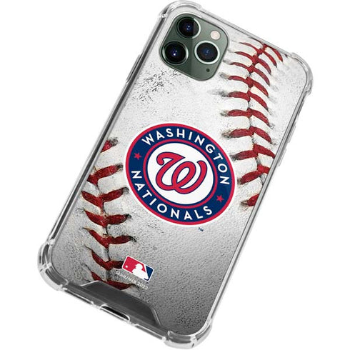 MLB Washington Nationals Game Ball iPhone 12 Pro Max Clear Case
