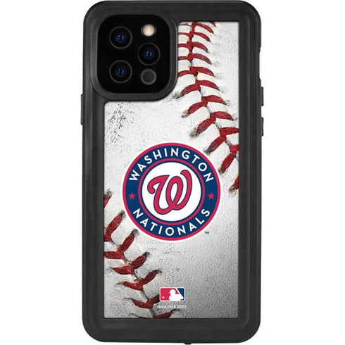 MLB Washington Nationals Game Ball iPhone 12 Pro Waterproof Case