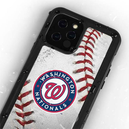 MLB Washington Nationals Game Ball iPhone 12 Pro Waterproof Case