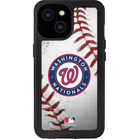 MLB Washington Nationals Game Ball iPhone 13 Mini Waterproof Case