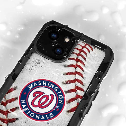 MLB Washington Nationals Game Ball iPhone 13 Mini Waterproof Case