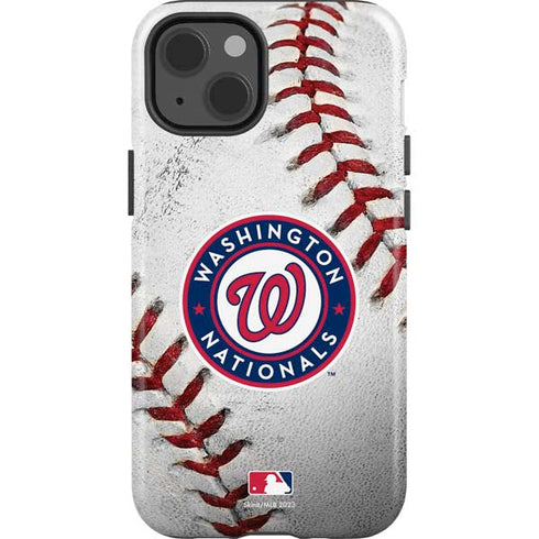 MLB Washington Nationals Game Ball iPhone 15 Impact Case