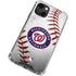 MLB Washington Nationals Game Ball iPhone 15 Plus Clear Case