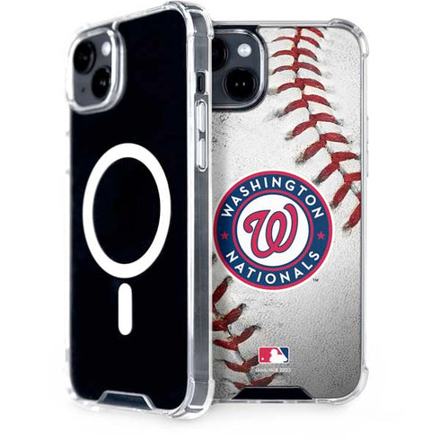MLB Washington Nationals Game Ball iPhone 15 Plus MagSafe Case