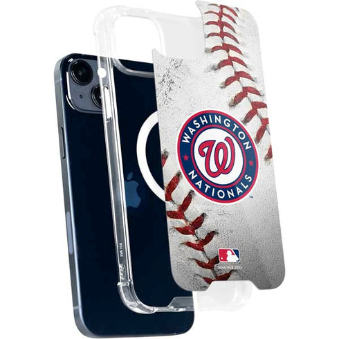 MLB Washington Nationals Game Ball iPhone 15 Plus MagSafe Case