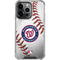 MLB Washington Nationals Game Ball iPhone 14 Pro Clear Case