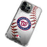 MLB Washington Nationals Game Ball iPhone 14 Pro Clear Case