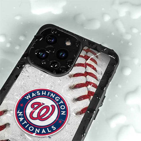 MLB Washington Nationals Game Ball iPhone 14 Pro Max Waterproof Case