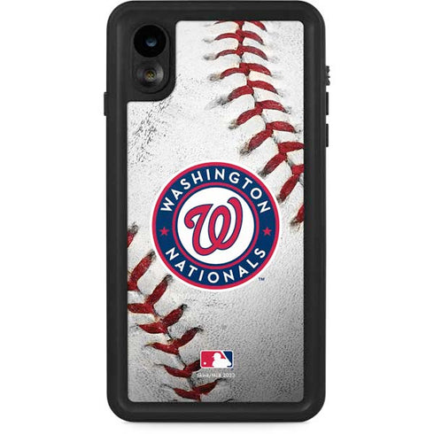 MLB Washington Nationals Game Ball iPhone XR Waterproof Case