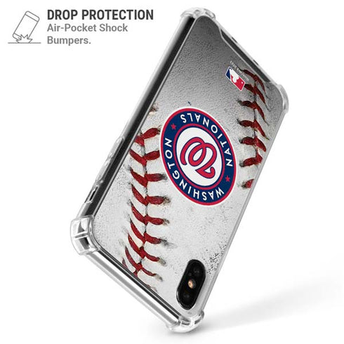 MLB Washington Nationals Game Ball iPhone XS Max Clear Case