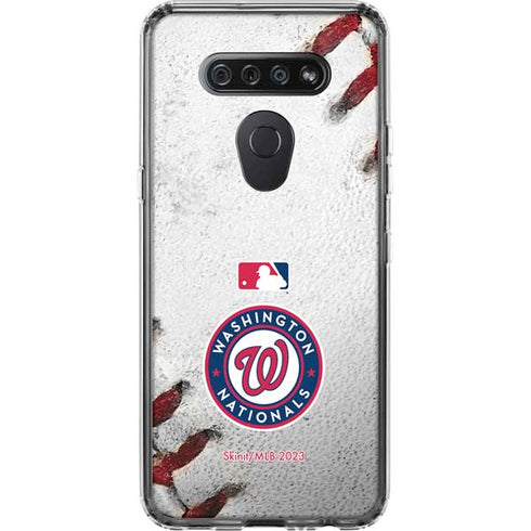 MLB Washington Nationals Game Ball LG K51/Q51 Clear Case