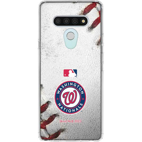 MLB Washington Nationals Game Ball LG Stylo 6 Clear Case