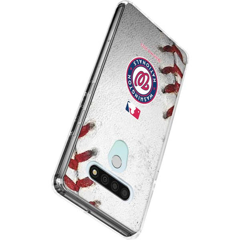MLB Washington Nationals Game Ball LG Stylo 6 Clear Case