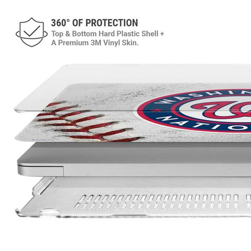 MLB Washington Nationals Game Ball MacBook Air 13in M1 (2021) Case plus Skin