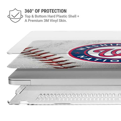 MLB Washington Nationals Game Ball MacBook Air 15in (2023-2025) Case plus Skin