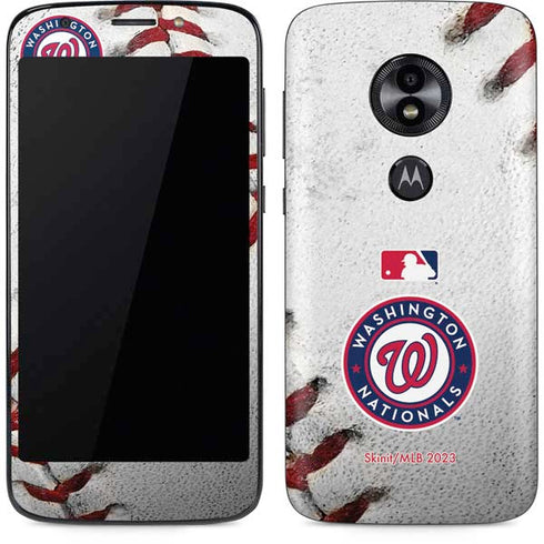 MLB Washington Nationals Game Ball Moto E5 Play Skin