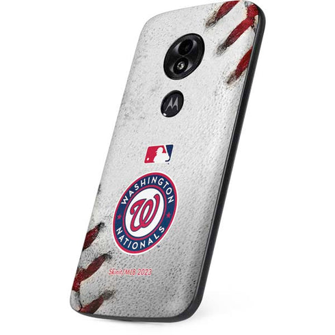 MLB Washington Nationals Game Ball Moto E5 Play Skin