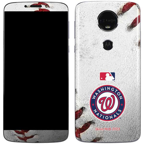 MLB Washington Nationals Game Ball Moto E5 Plus Skin
