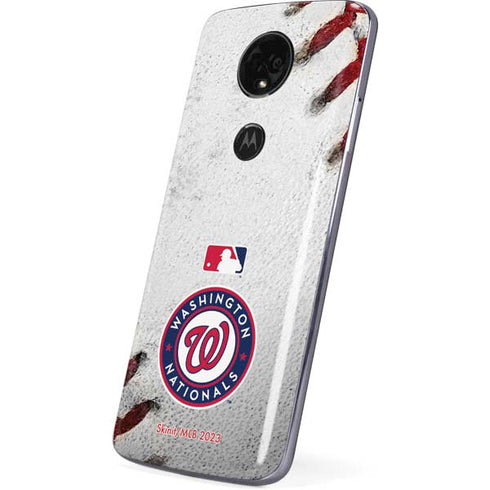 MLB Washington Nationals Game Ball Moto E5 Plus Skin