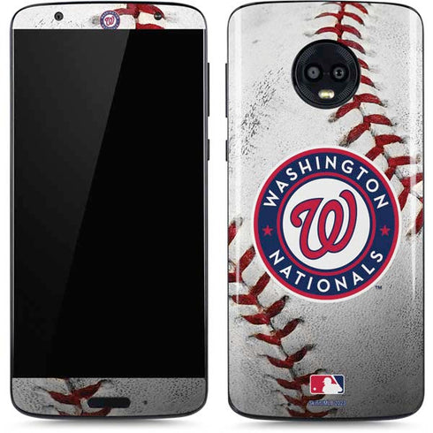 MLB Washington Nationals Game Ball Moto G6 Skin