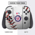 MLB Washington Nationals Game Ball Nintendo Switch Bundle Skin
