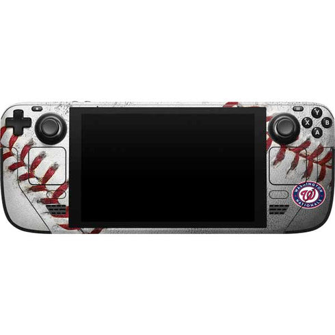 MLB Washington Nationals Game Ball Steam Deck Handheld Gaming Computer Skin
