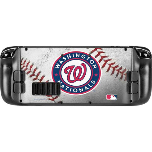 MLB Washington Nationals Game Ball Steam Deck Handheld Gaming Computer Skin