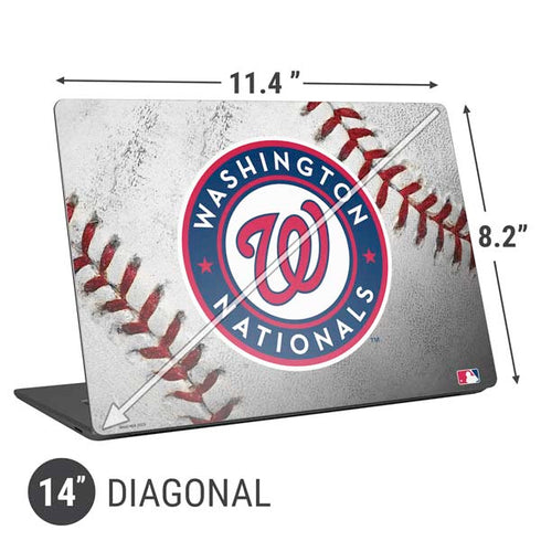 MLB Washington Nationals Game Ball Universal Laptop 14in (11.4 x 8.2in) Skin