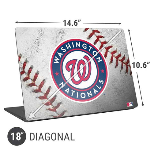 MLB Washington Nationals Game Ball Universal Laptop 18in (14.6 x 10.6in) Skin