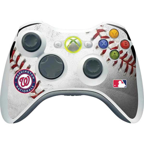 MLB Washington Nationals Game Ball Xbox 360 Wireless Controller Skin