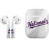 MLB Washington Nationals Home Jersey Apple AirPods Skin