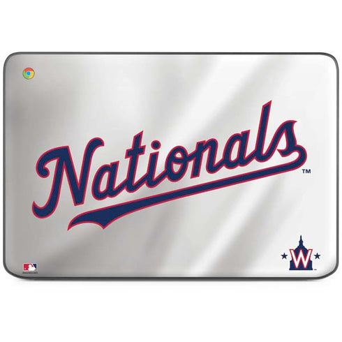 MLB Washington Nationals Home Jersey HP Chromebook Skin