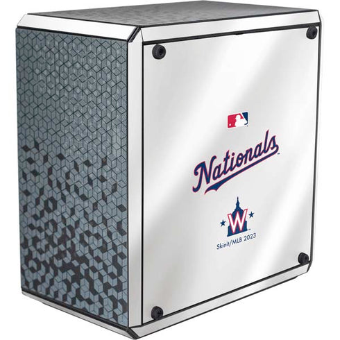 MLB Washington Nationals Home Jersey Cooler Master MasterBox Q300L Mini Tower Skin