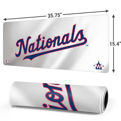 MLB Washington Nationals Home Jersey Gaming Mouse Pad