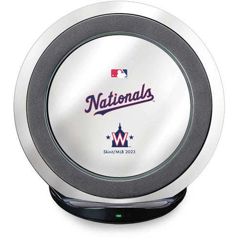 MLB Washington Nationals Home Jersey Fast Charge Wireless Charging Stand Skin