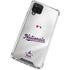 MLB Washington Nationals Home Jersey Galaxy A12 Clear Case