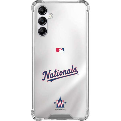 MLB Washington Nationals Home Jersey Galaxy A14 5G Clear Case