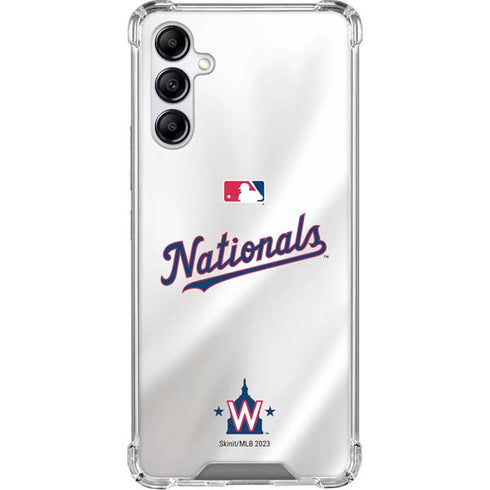 MLB Washington Nationals Home Jersey Galaxy A15 5G Clear Case