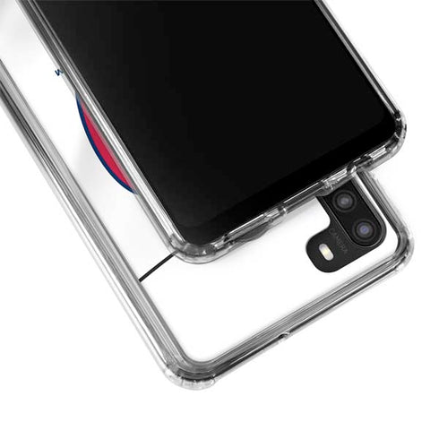 MLB Washington Nationals Home Jersey Galaxy A21 Clear Case