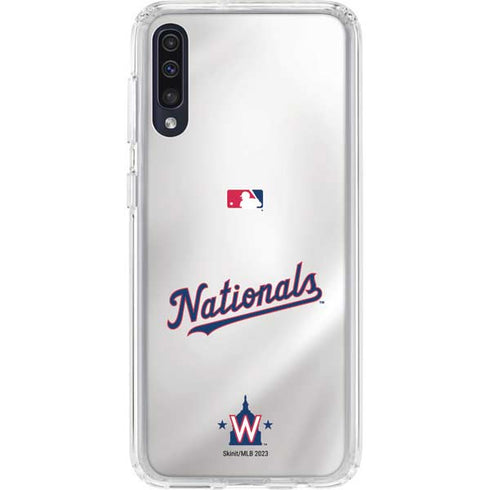 MLB Washington Nationals Home Jersey Galaxy A50 Clear Case