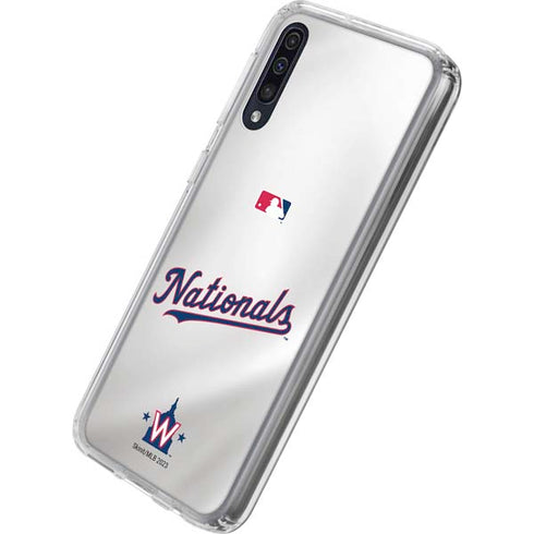 MLB Washington Nationals Home Jersey Galaxy A50 Clear Case
