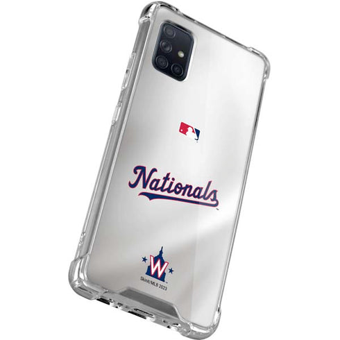 MLB Washington Nationals Home Jersey Galaxy A51 5G Clear Case