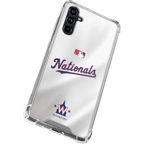 MLB Washington Nationals Home Jersey Galaxy A54 5G Clear Case