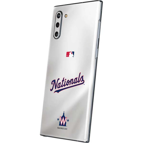 MLB Washington Nationals Home Jersey Galaxy Note 10 Skin
